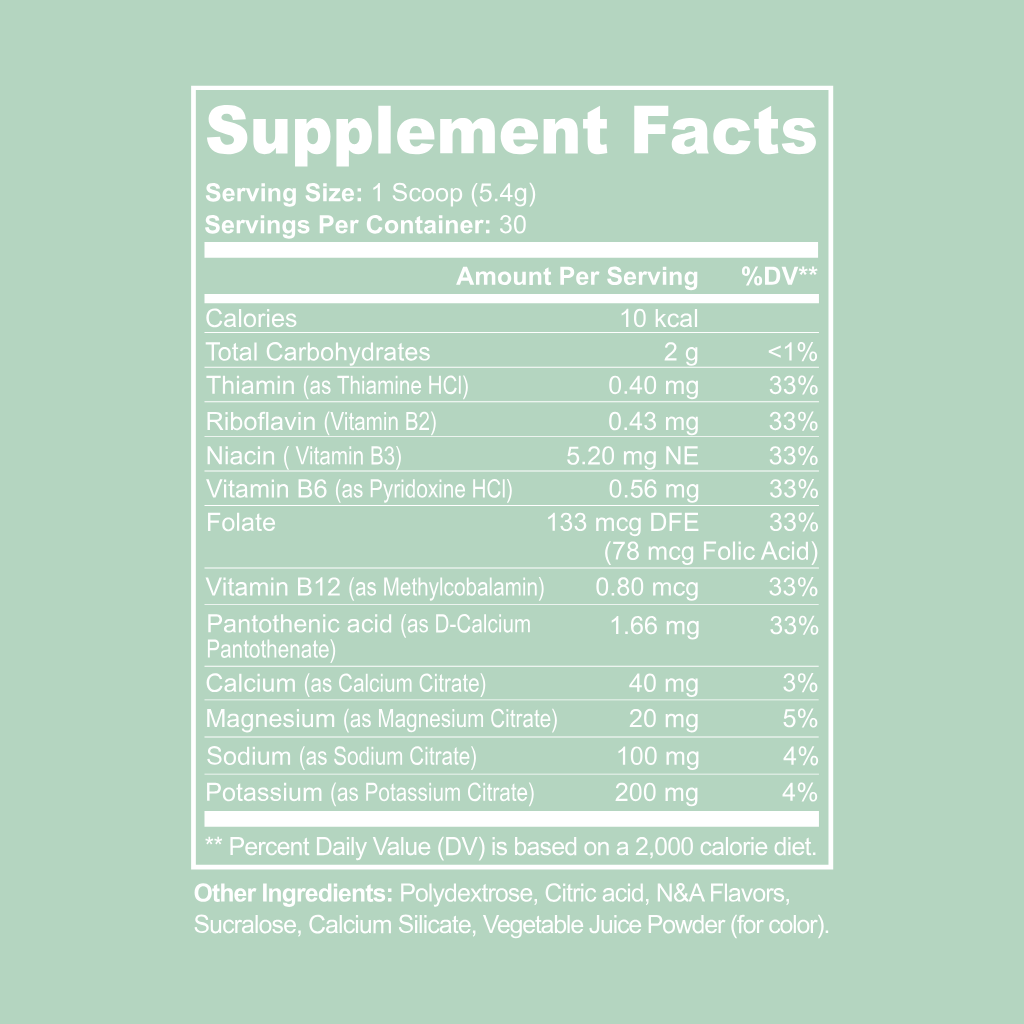 Hydration Powder (Matcha Green Tea)